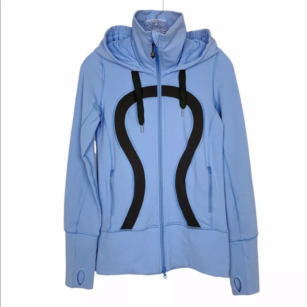 Lululemon hooded periwinkle jacket size 2